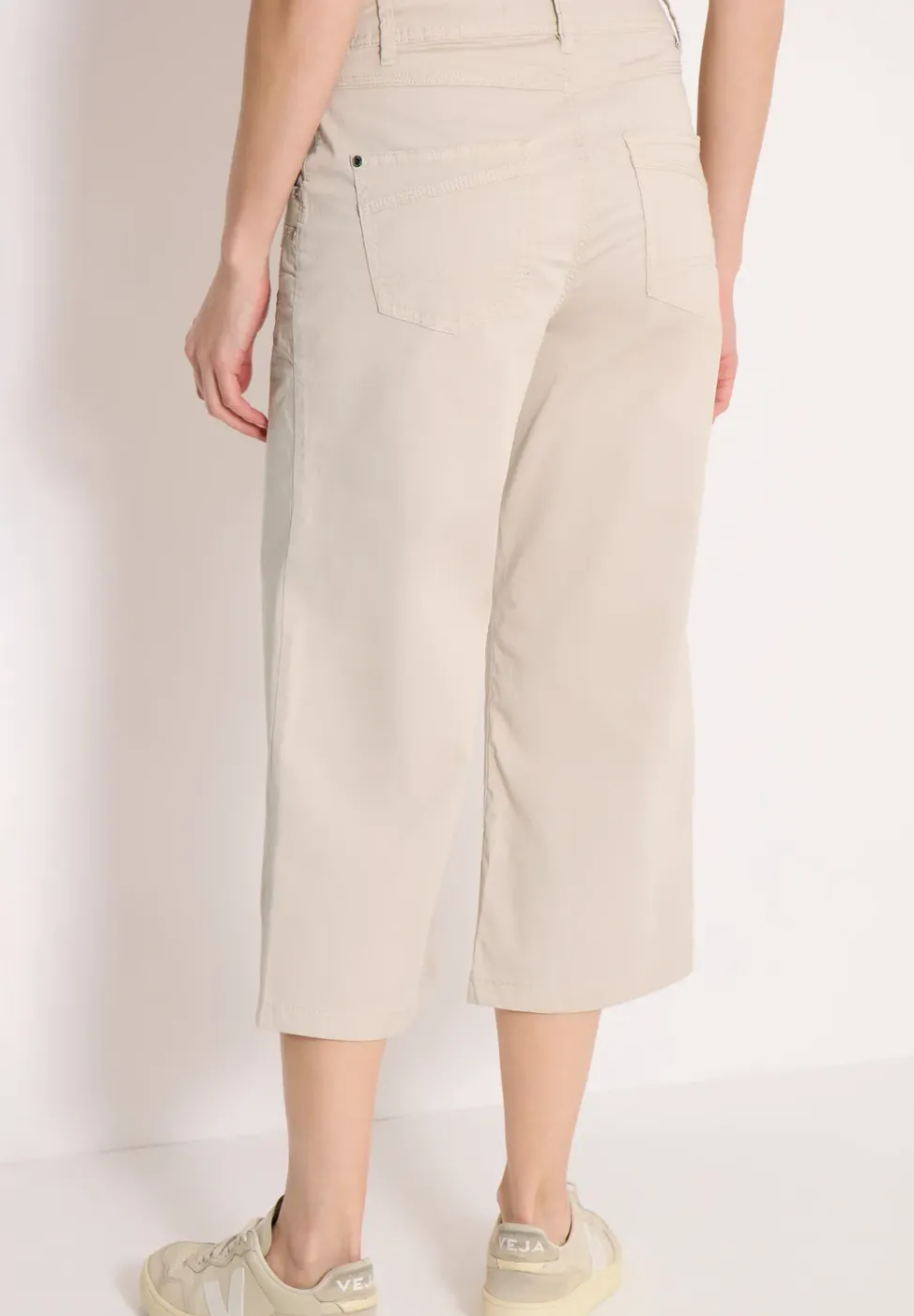 High Waist Flared Leg Hose im Loose Fit