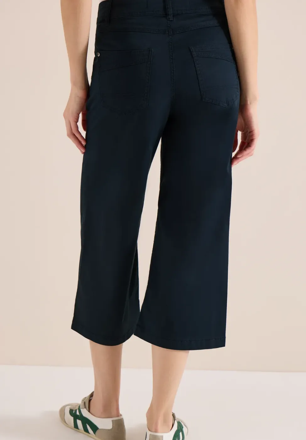 High Waist Flared Leg Hose im Loose Fit