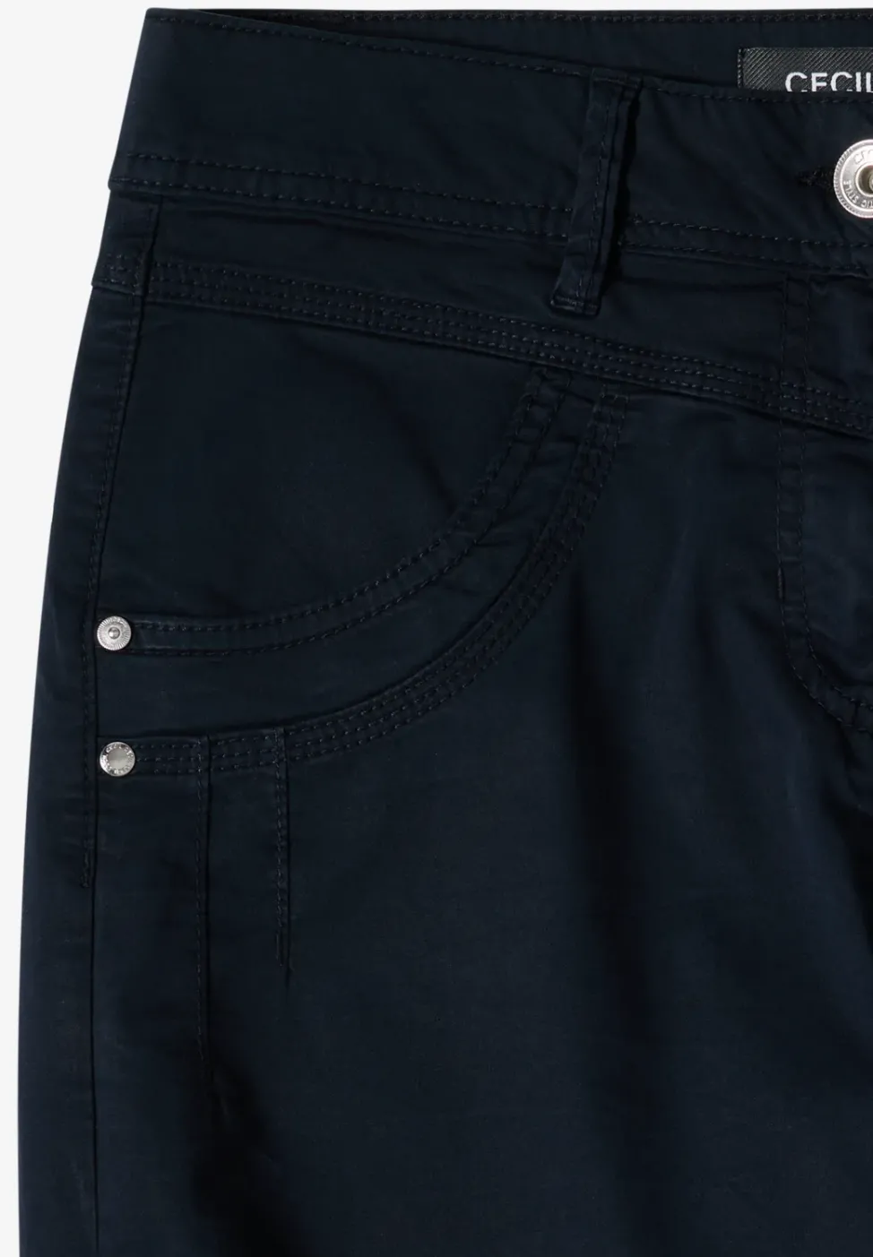 High Waist Flared Leg Hose im Loose Fit