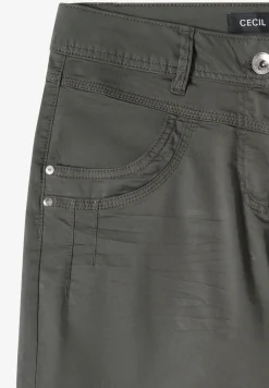 High Waist Flared Leg Hose im Loose Fit