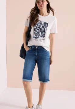 High Waist Jeansshorts im Loose Fit