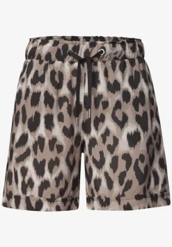 High Waist Shorts mit Paperbag-Bund