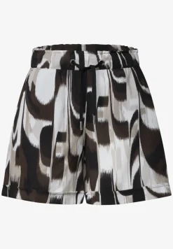 High Waist Shorts mit Paperbag-Bund