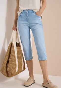 High Waist Slim Leg Jeans im Slim Fit
