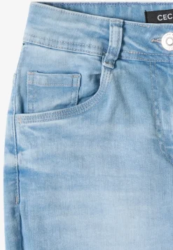 High Waist Slim Leg Jeans im Slim Fit