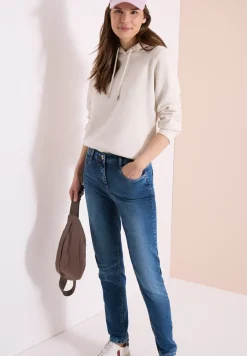 High Waist Slim Leg Jeans im Slim Fit