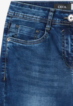 High Waist Slim Leg Jeans im Slim Fit