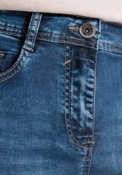 High Waist Slim Leg Jeans im Slim Fit