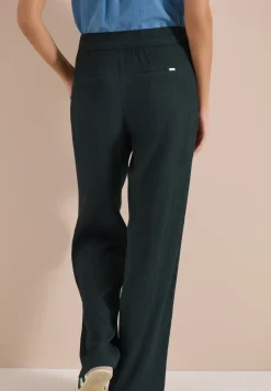 High Waist Straight Leg Hose im Loose Fit