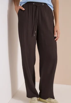 High Waist Straight Leg Hose im Loose Fit