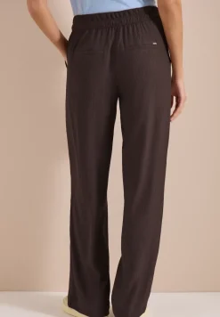 High Waist Straight Leg Hose im Loose Fit