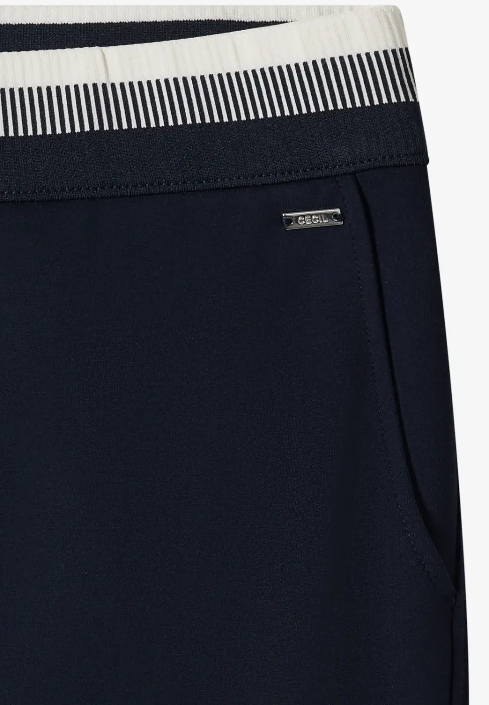 High Waist Straight Leg Hose im Loose Fit