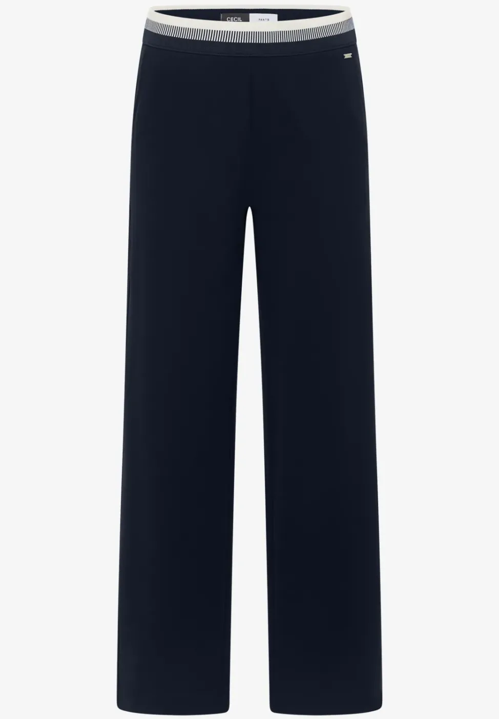 High Waist Straight Leg Hose im Loose Fit