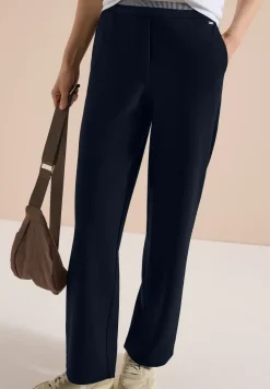 High Waist Straight Leg Hose im Loose Fit