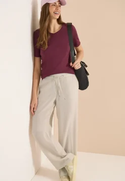 High Waist Straight Leg Hose im Loose Fit