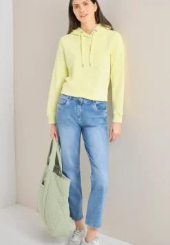 High Waist Straight Leg Jeans im Slim Fit