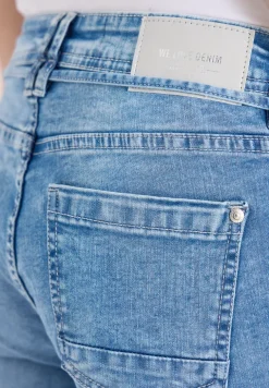 High Waist Straight Leg Jeans mit Loose Fit