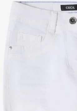 High Waist Straight Leg Jeans im Slim Fit
