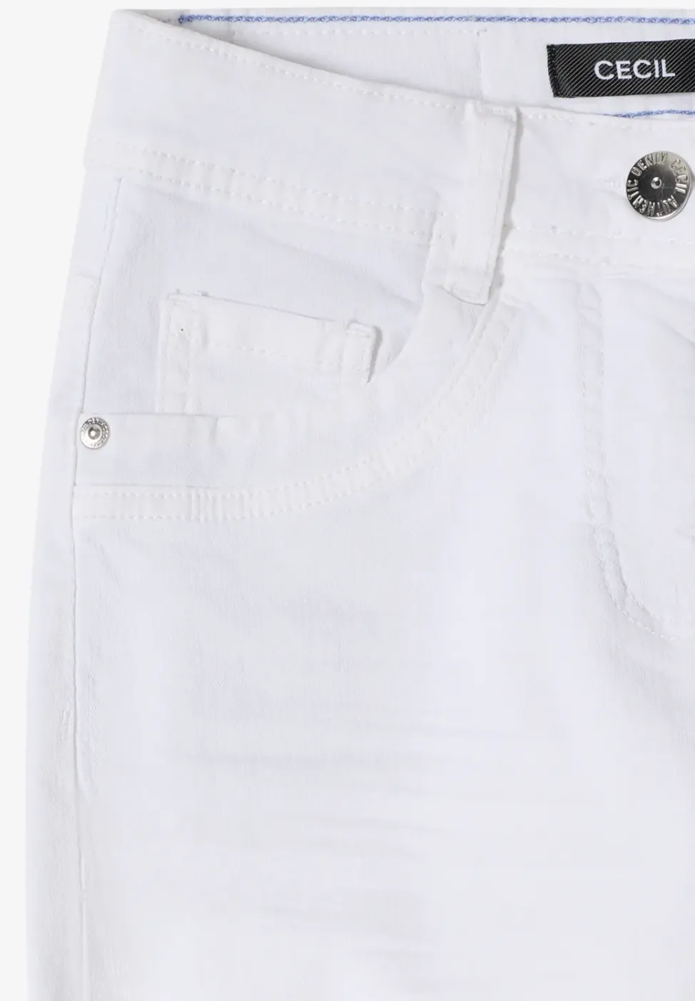 High Waist Straight Leg Jeans im Slim Fit