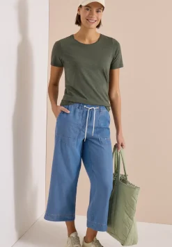 High Waist Wide Leg Hose im Loose Fit
