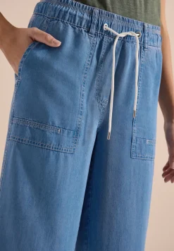 High Waist Wide Leg Hose im Loose Fit