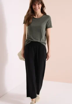 High Waist Wide Leg Hose im Loose Fit