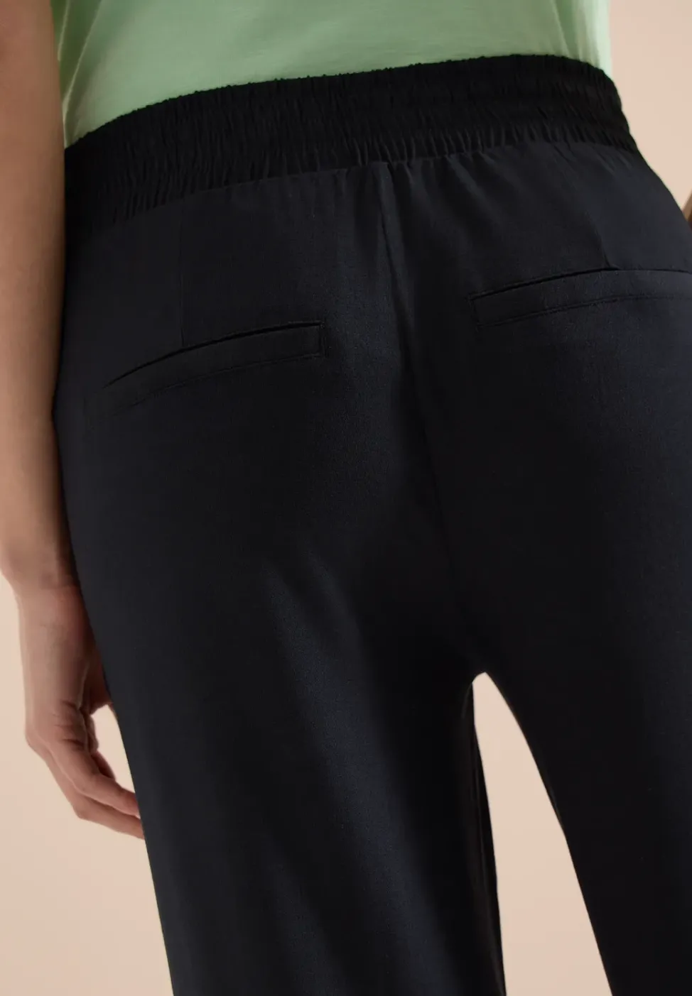 High Waist Wide Leg Hose im Loose Fit