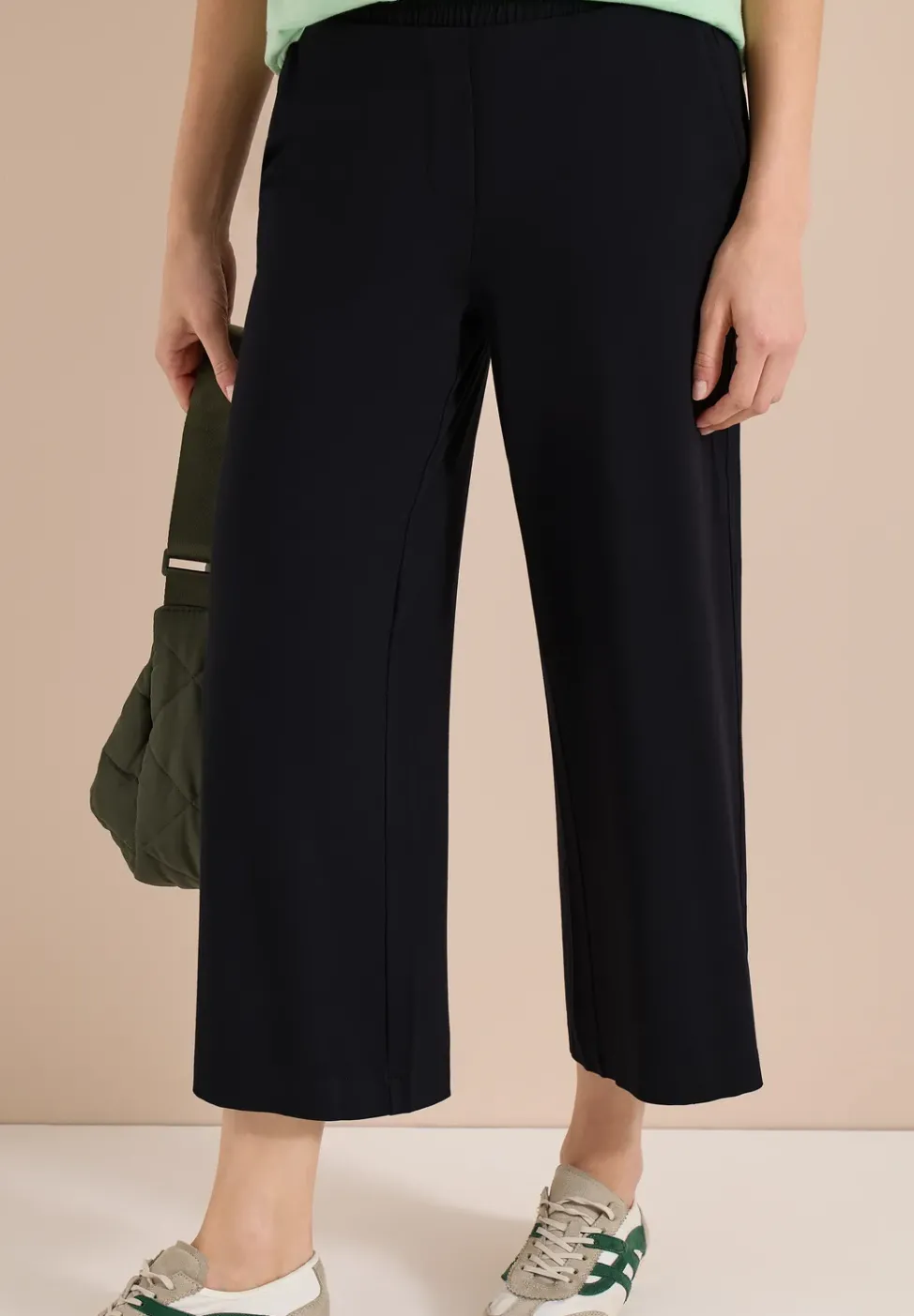 High Waist Wide Leg Hose im Loose Fit