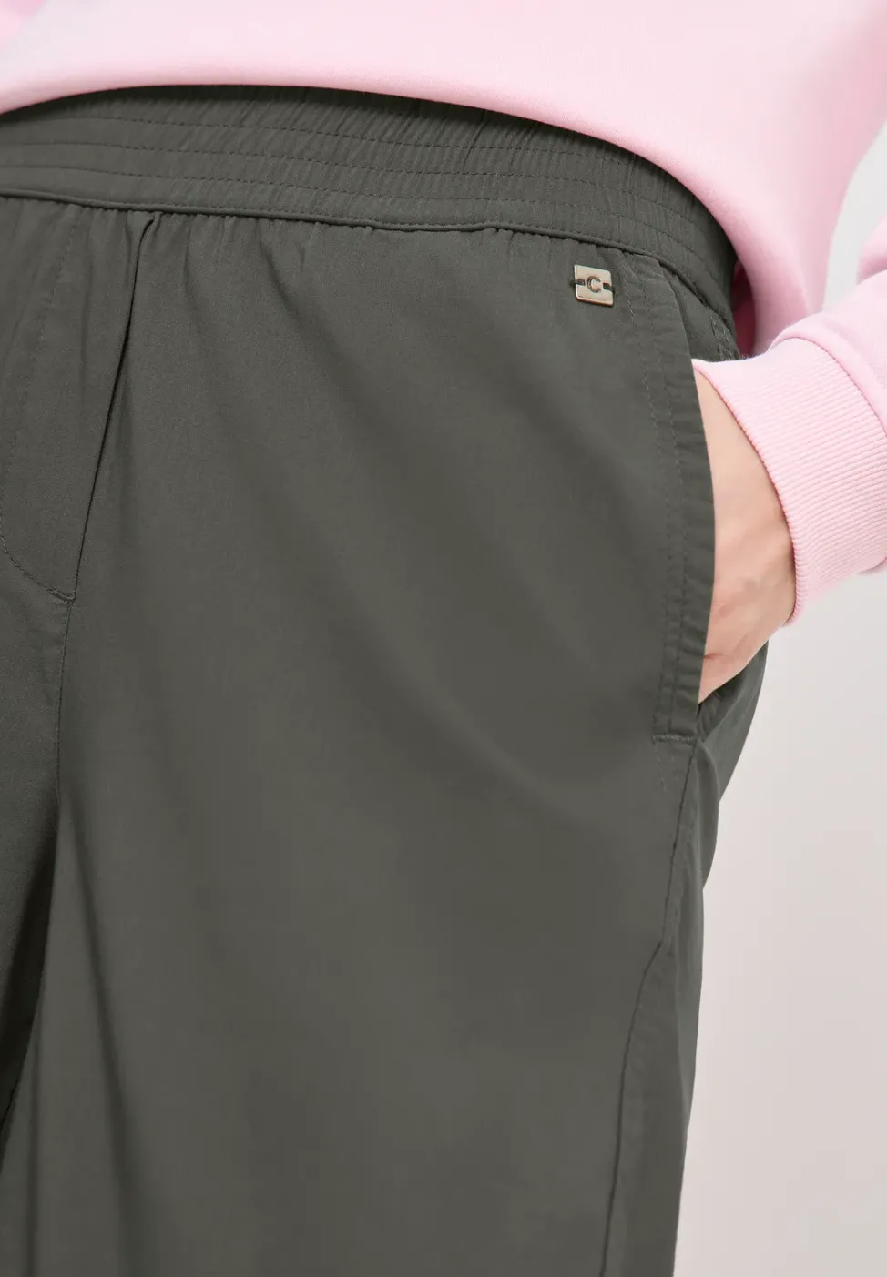 High Waist Wide Leg Hose im Loose Fit