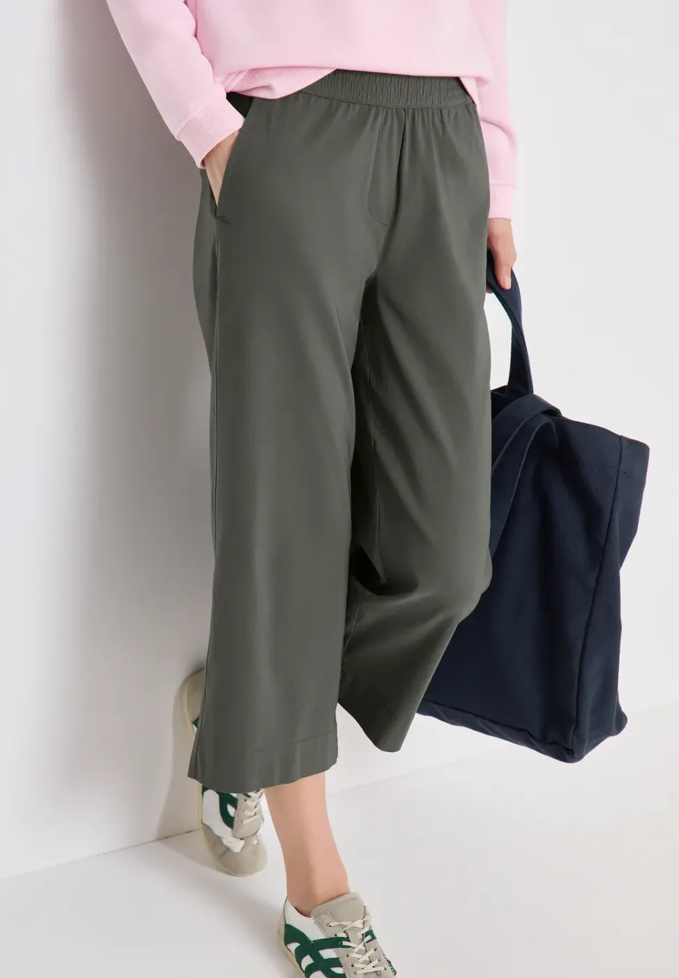 High Waist Wide Leg Hose im Loose Fit