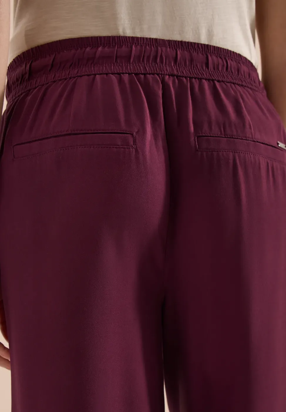 High Waist Wide Leg Hose im Loose Fit