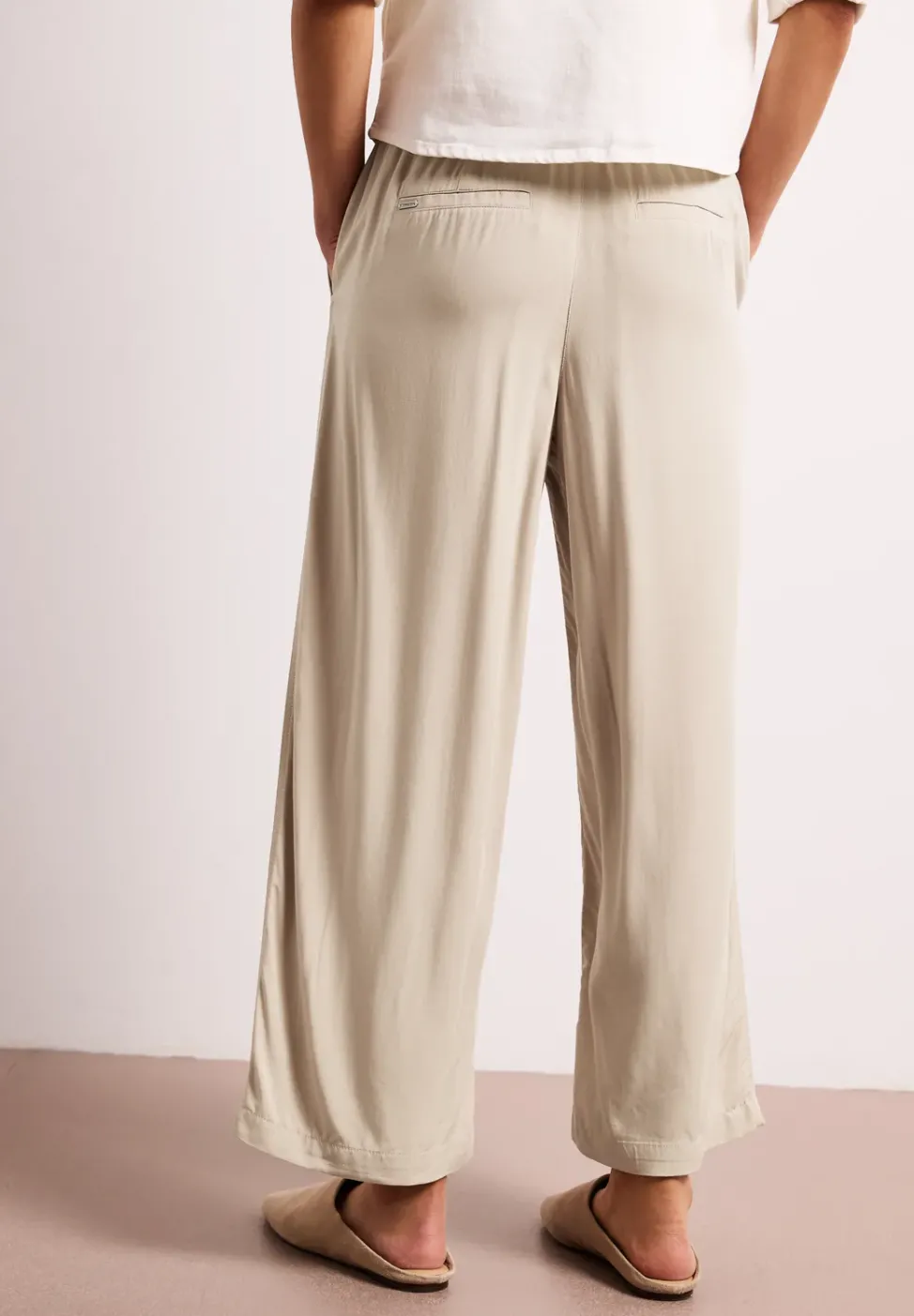 High Waist Wide Leg Hose im Loose Fit