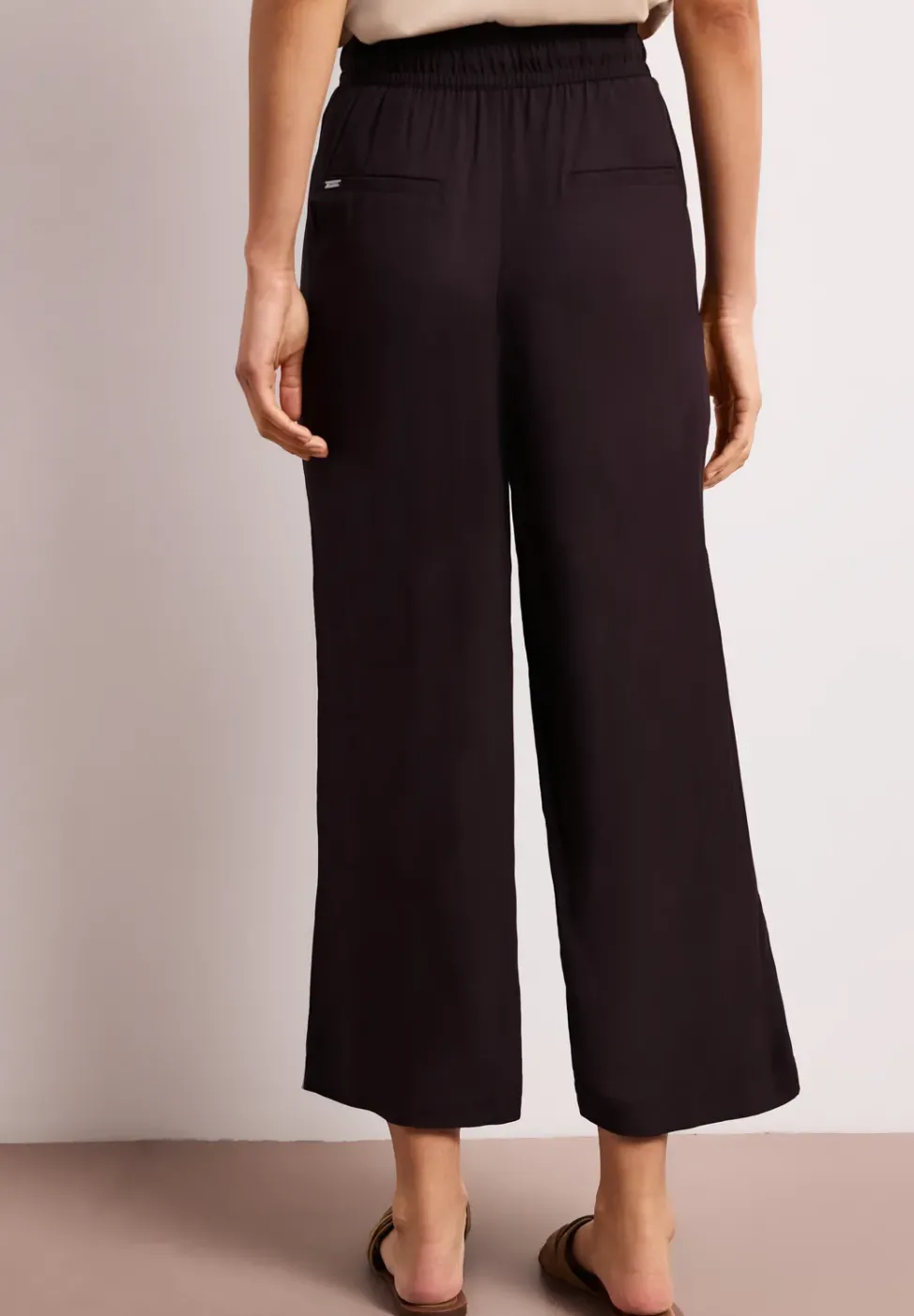 High Waist Wide Leg Hose im Loose Fit
