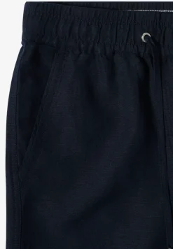 High Waist Wide Leg Hose aus Leinenmix