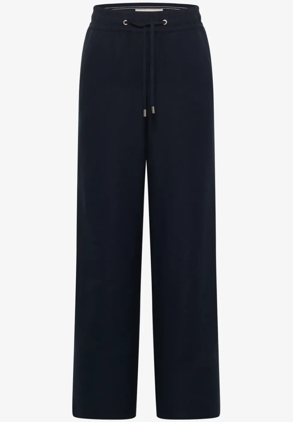 High Waist Wide Leg Hose aus Leinenmix