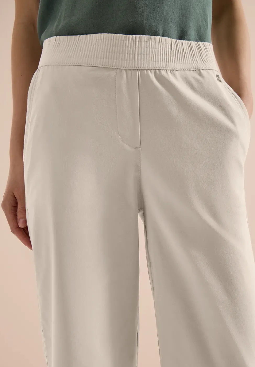 High Waist Wide Leg Hose im Loose Fit