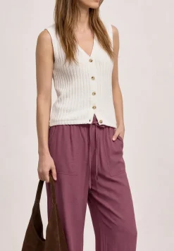 High Waist Wide Leg Hose im Loose Fit