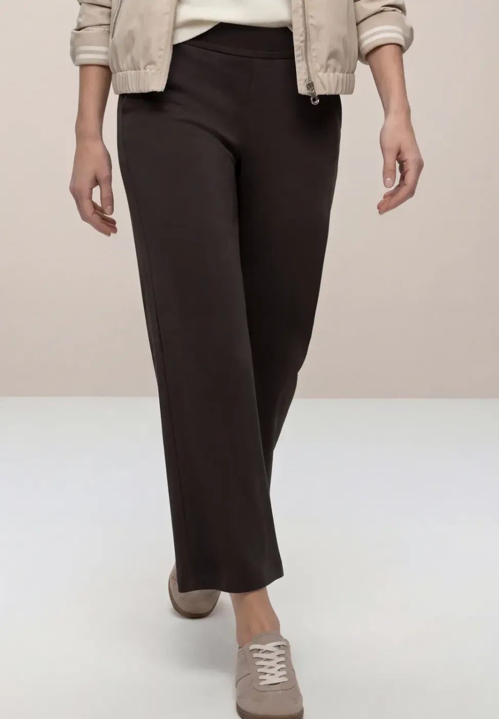 High Waist Wide Leg Hose im Loose Fit