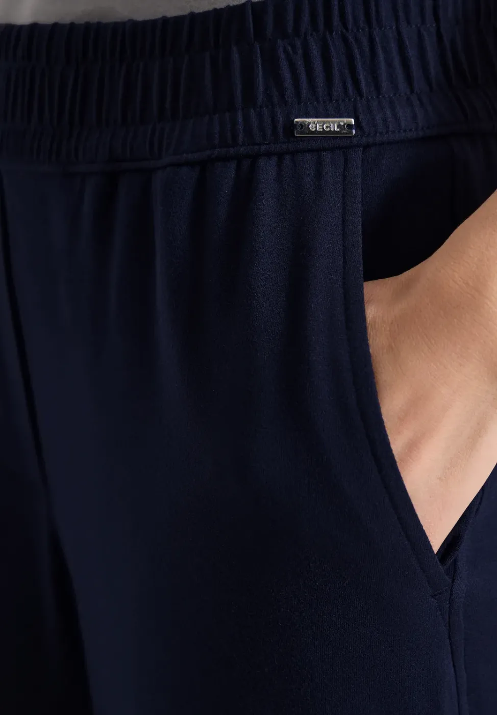 High Waist Wide Leg Hose im Loose Fit