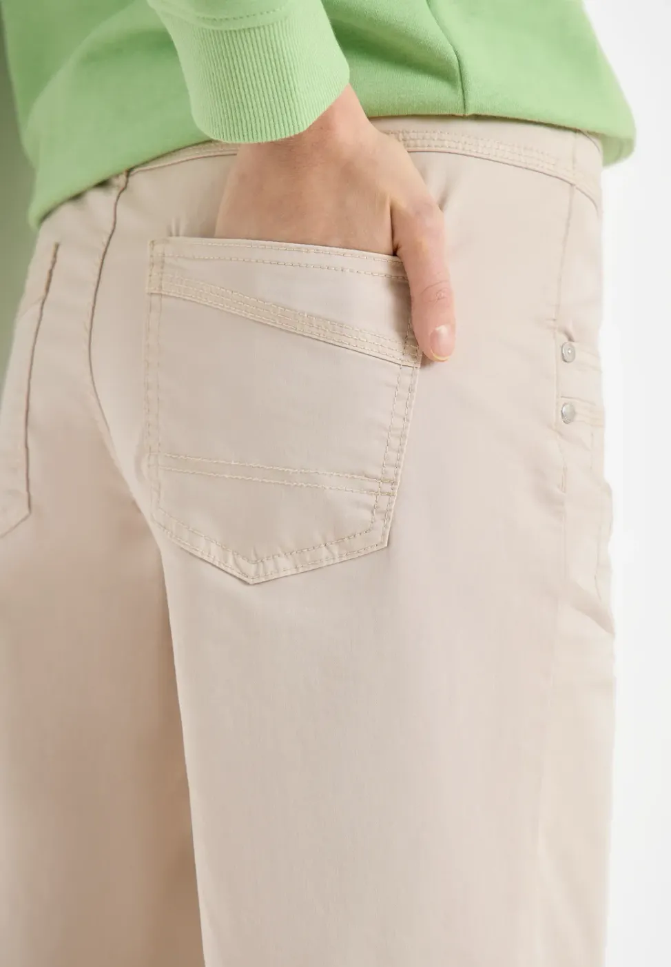 High Waist Wide Leg Hose im Loose Fit