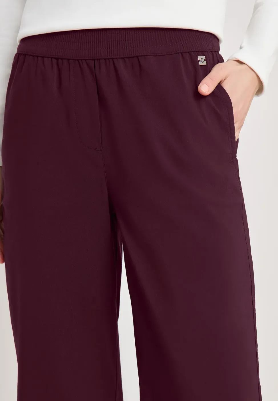 High Waist Wide Leg Hose im Loose Fit