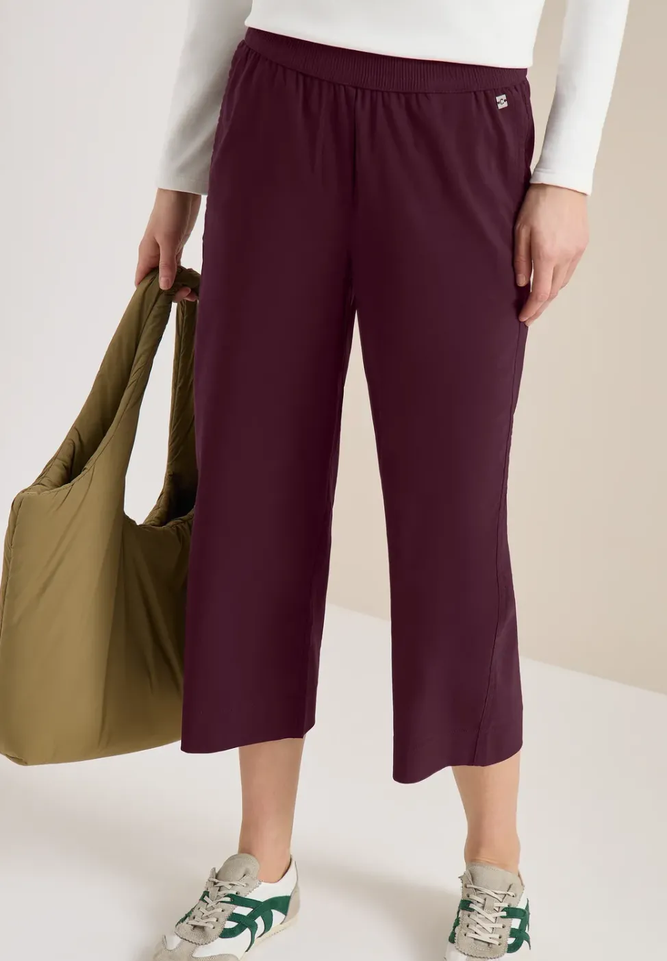 High Waist Wide Leg Hose im Loose Fit