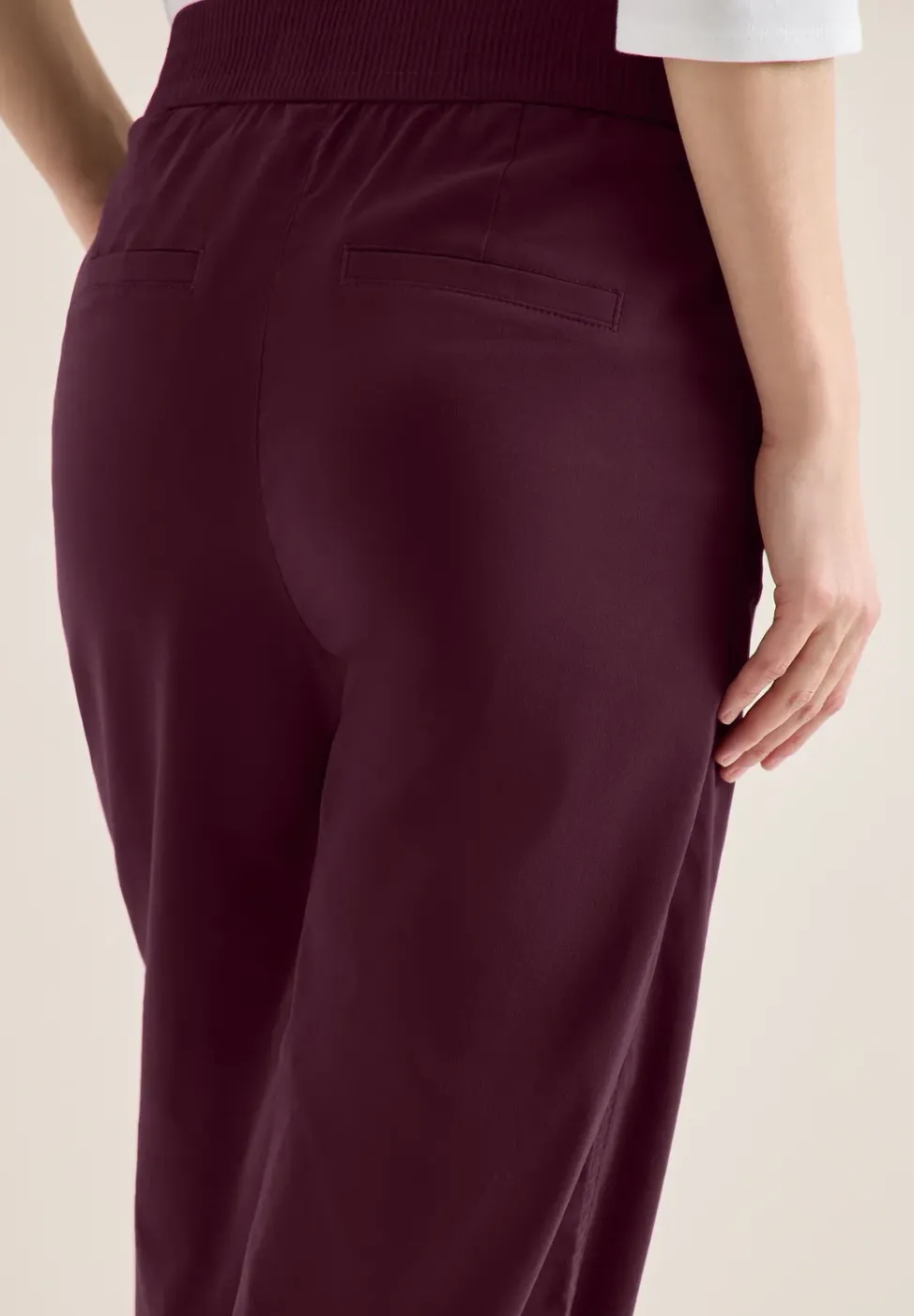 High Waist Wide Leg Hose im Loose Fit