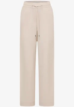High Waist Wide Leg Hose aus Leinenmix