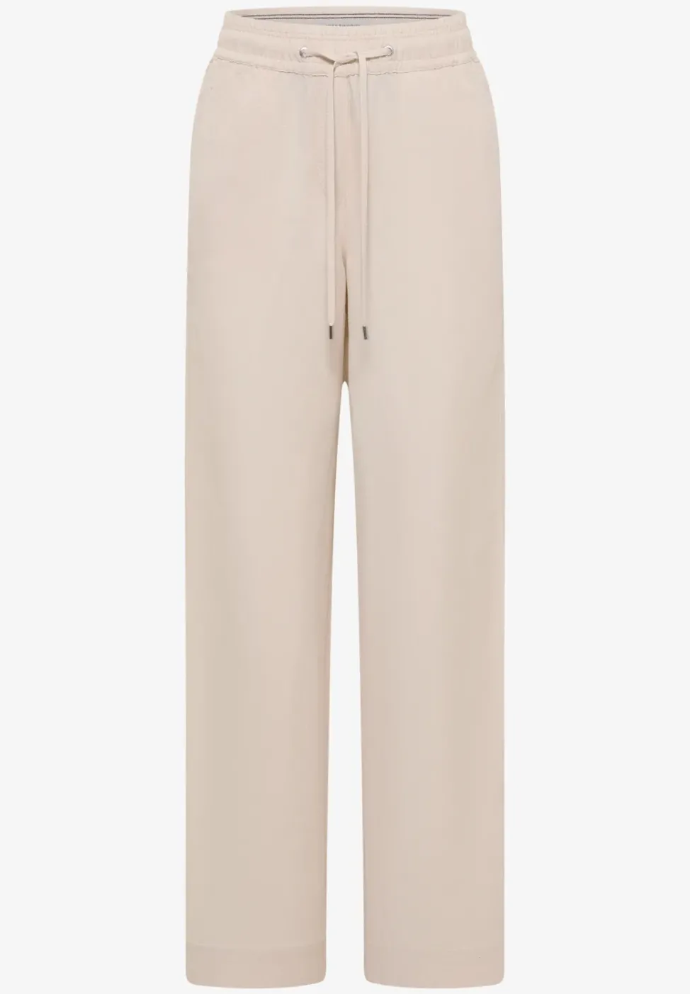High Waist Wide Leg Hose aus Leinenmix