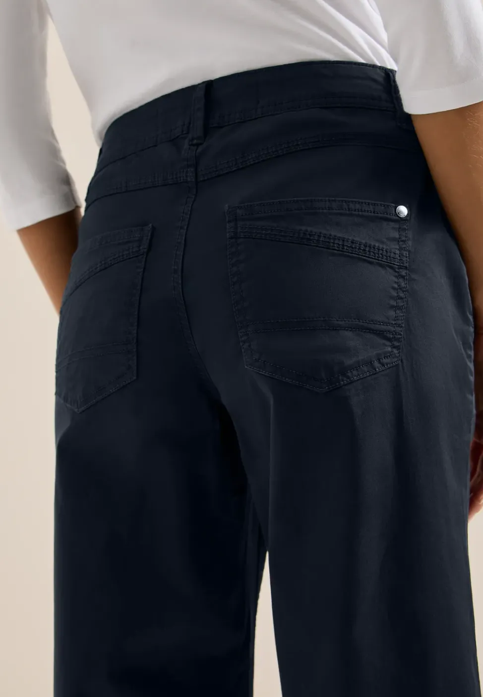 High Waist Wide Leg Hose im Loose Fit