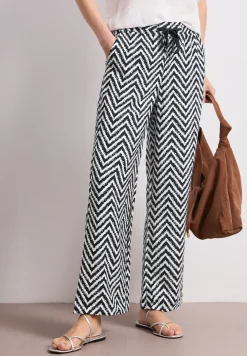 High Waist Wide Leg Hose im Loose Fit