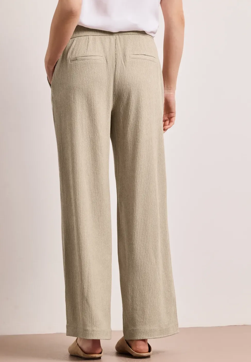 High Waist Wide Leg Hose im Casual Fit