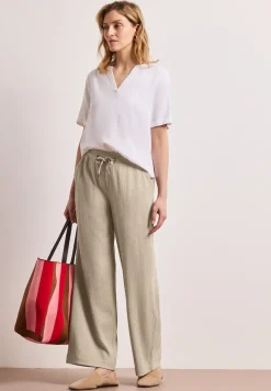High Waist Wide Leg Hose im Casual Fit