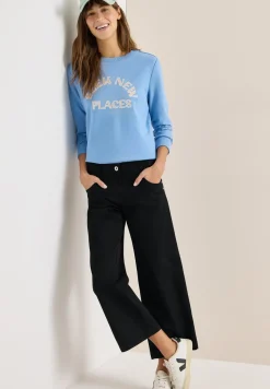 High Waist Wide Leg Hose im Loose Fit